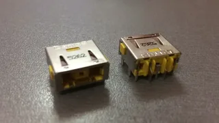 Роз'єм живлення (гніздо) Lenovo 210 S210 S210T series, square type (usb pin), мініатюра 3