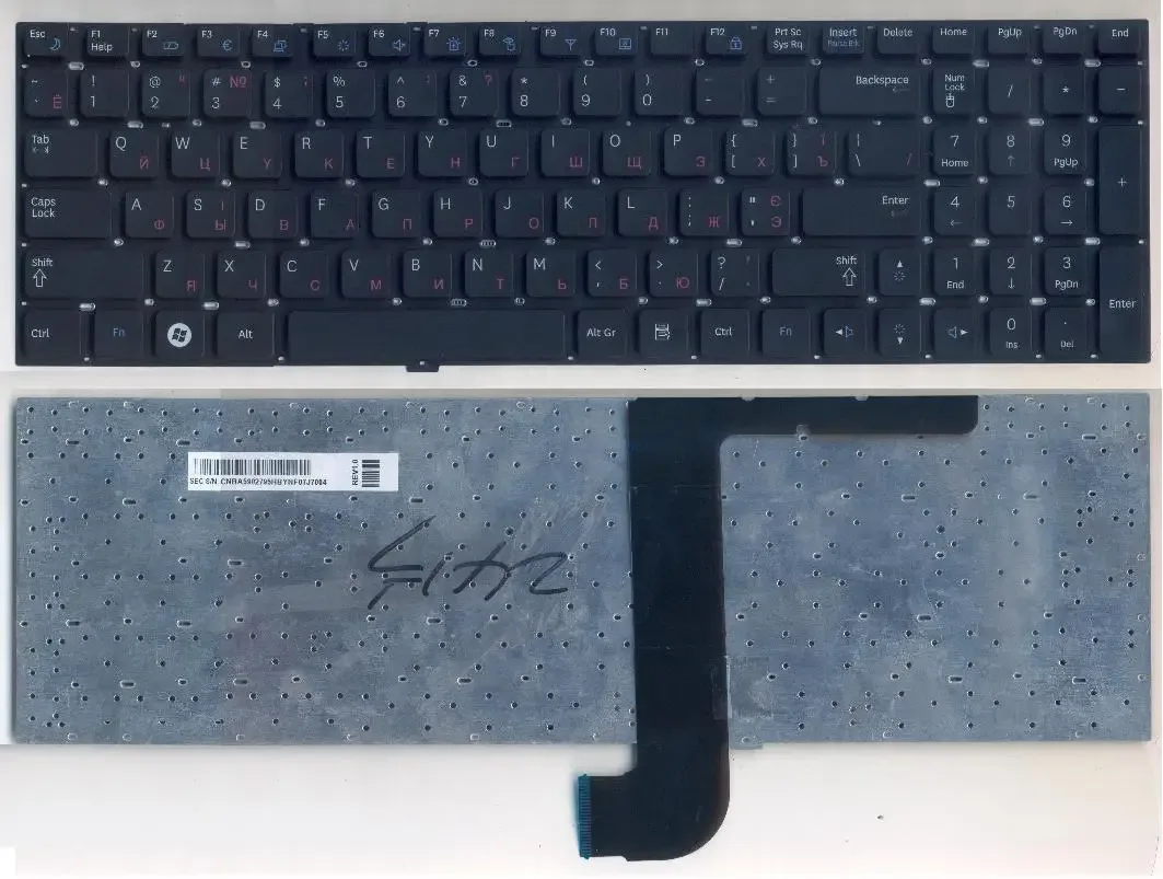 Клавіатура SAMSUNG RF510 RF511 SF510 QX530 Q530