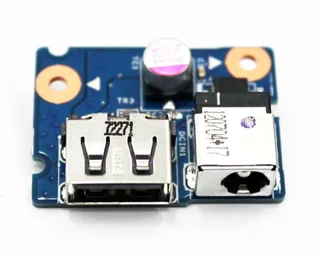 Роз'єм живлення + USB на платі Lenovo G580 G585 LG4858, мініатюра 1