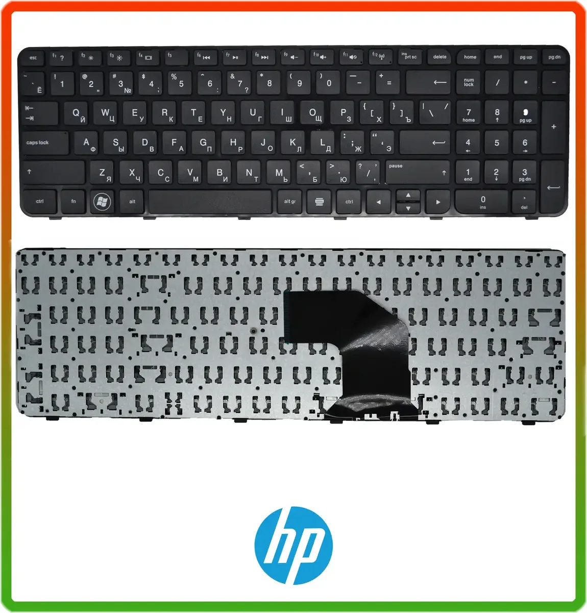 Клавіатура HP Pavilion G6-2000 G6-2100 G6-2200 G6-2300 з рамкою