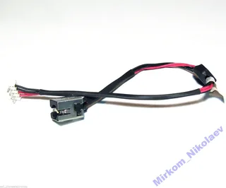 Роз'єм живлення TOSHIBA Satellite C660 C660D гніздо, мініатюра 2