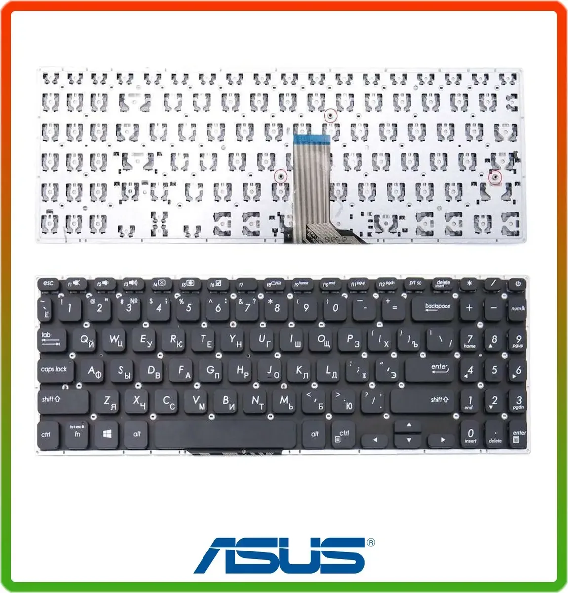 Клавіатура для Asus Vivobook X530 S530 series Black