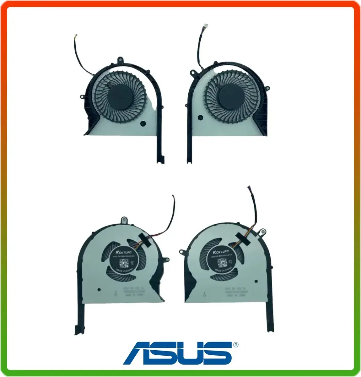 Оригінальний вентилятор (кулер) для ноутбука Asus ROG Strix Edition GL703GE series, 4-pin (L+R) пари!