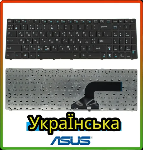 Клавіатура Asus K53E K53Sc K53Sd K53Sf K53Sj K53Sk K53Sm K53Sv українська розкладка