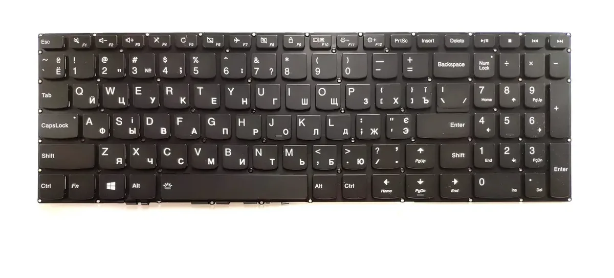 Клавіатура для Lenovo IdeaPad 310-15IKB, 510-15ISK, V130-15IKB підсвітка