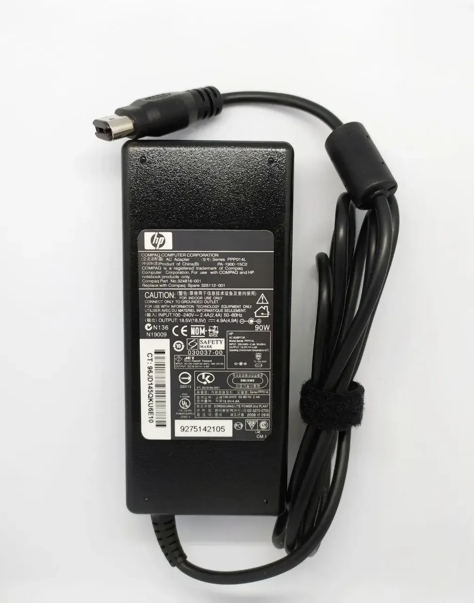 Блок живлення для ноутбука HP 18.5 V 4.9 A 90W (овальний)