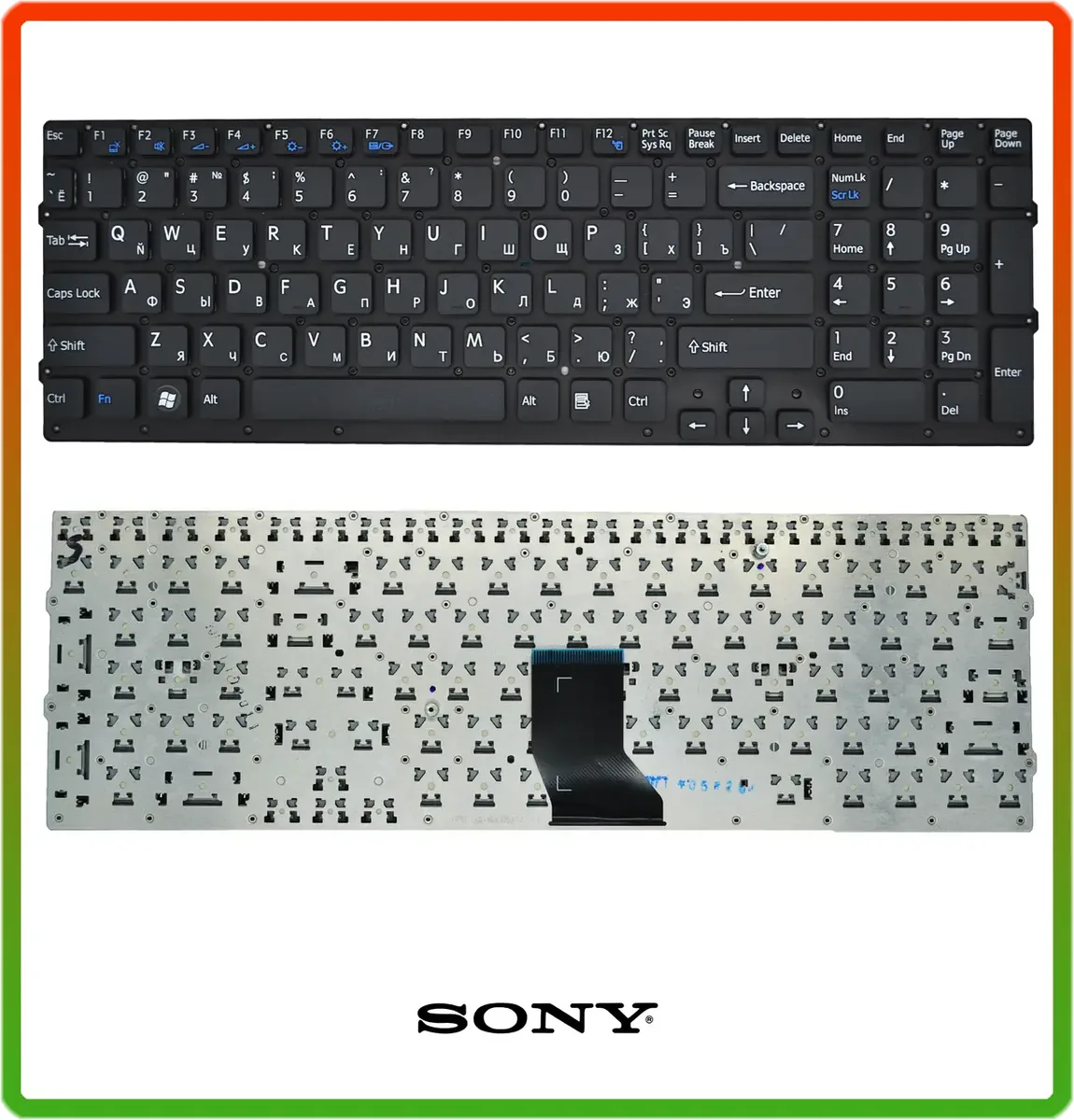 Клавіатура Sony Vaio VPC-CB VPC-CB17 VPCCB17 9Z.N6CBF.00R, NSK-SE0BF
