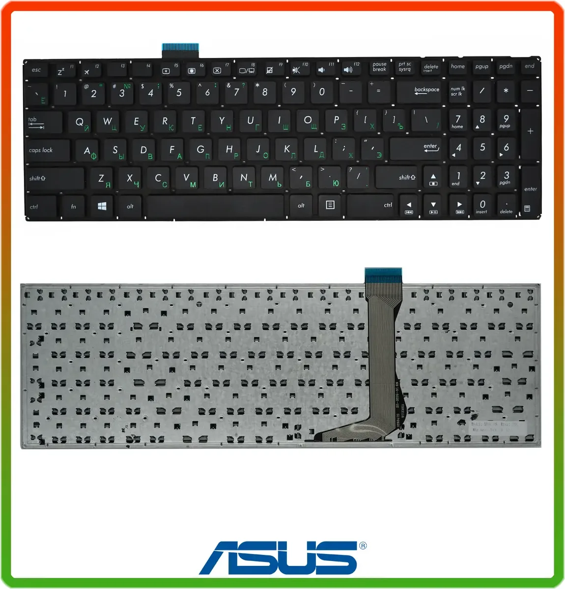 Клавіатура Asus E502 E502M E502MA E502N E502NA E502S E502SA