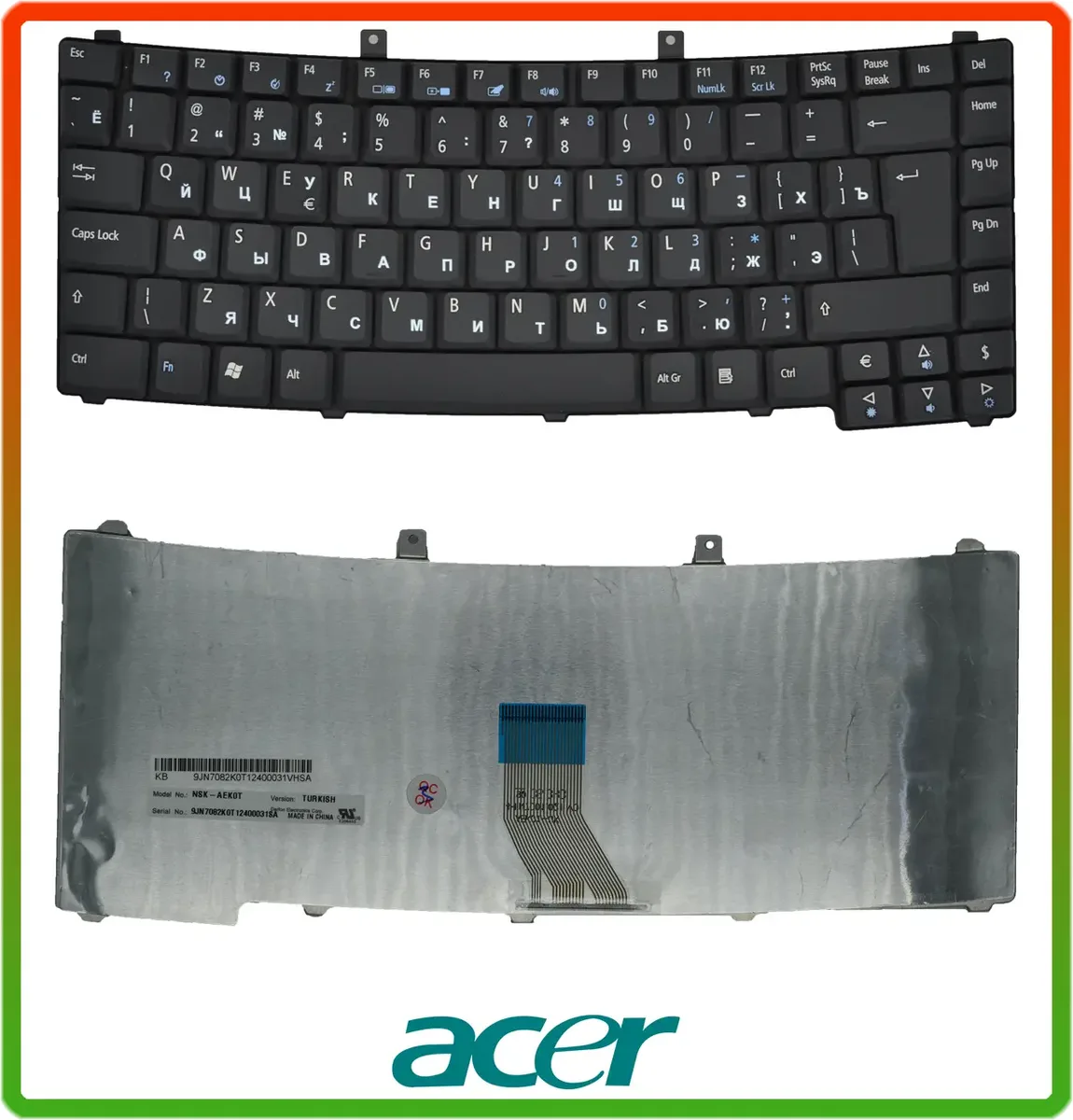 Клавіатура ACER TravelMate 2300 2310 2340 2410 2420 2430 2440 2480 3240