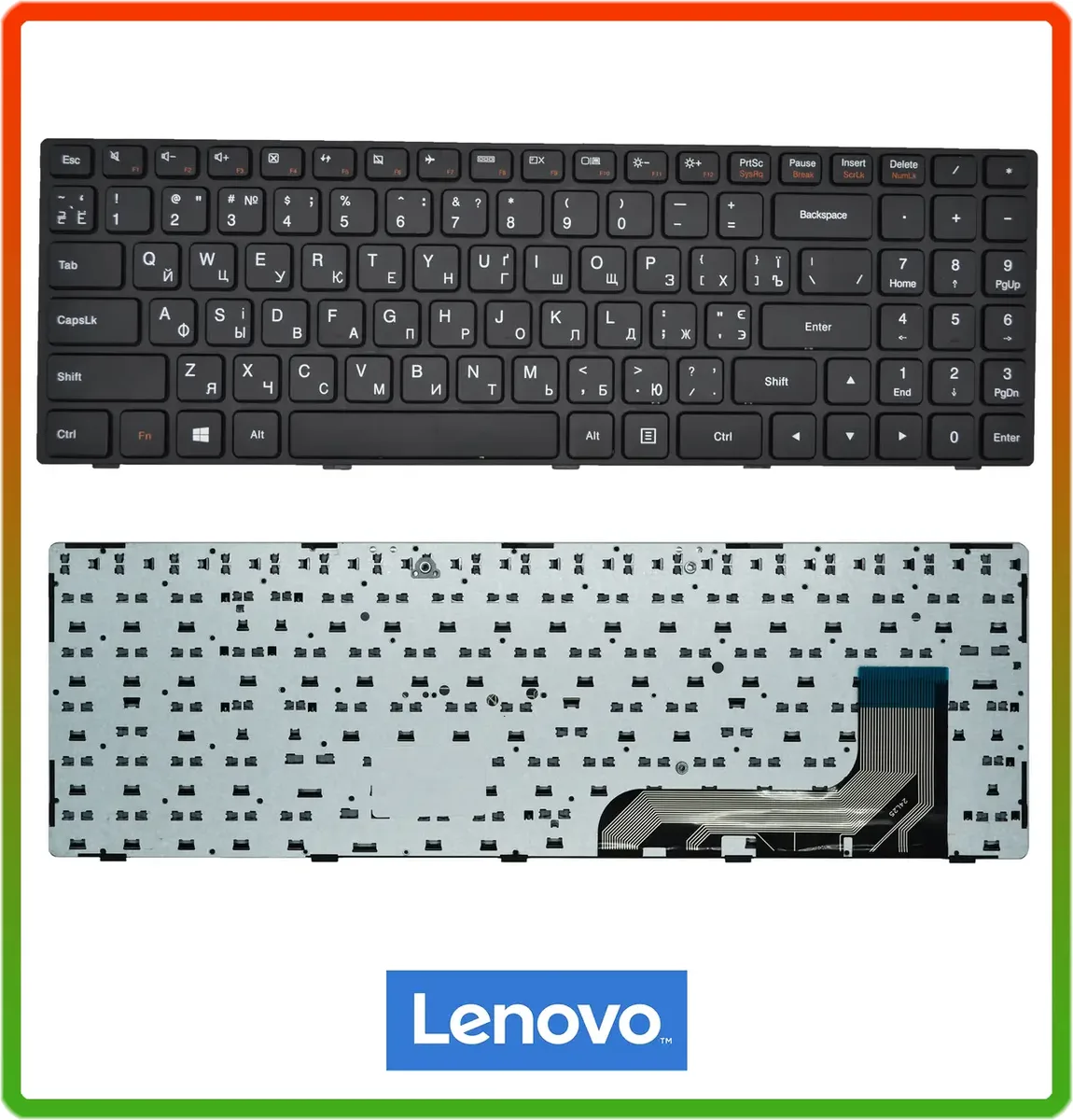 Клавіатура Lenovo IdeaPad 100-15 100-15IBY 100-15IB B50-10 B5010 80QR українська розладка