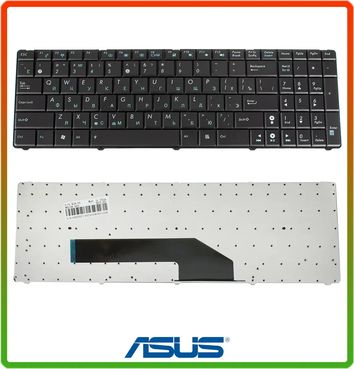 Клавіатура Asus K50AF K50C K50ID K50IE K50IN