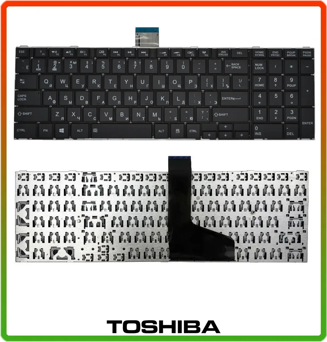 Клавіатура TOSHIBA Satelite C50-A C50D-A C55D B T