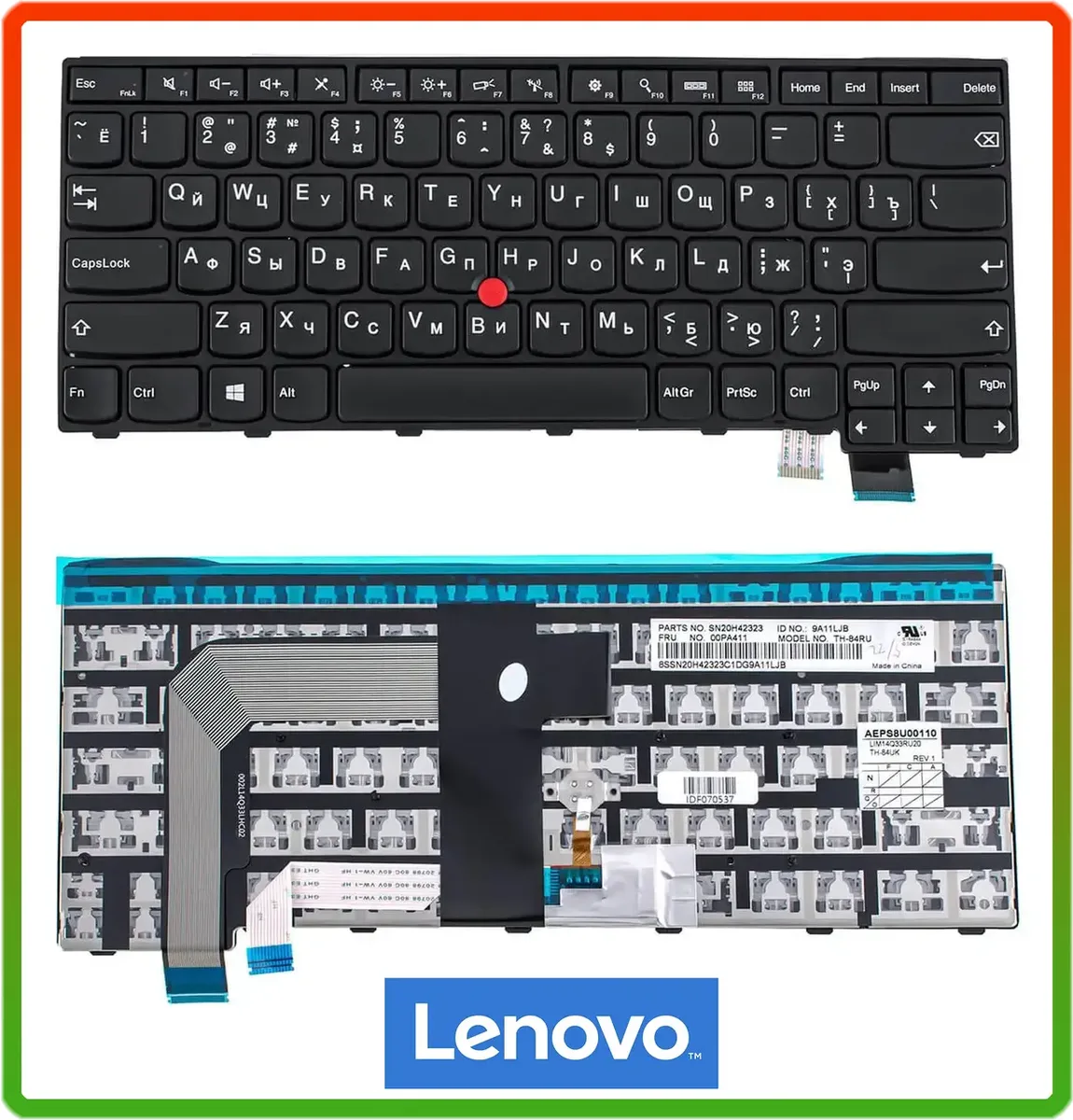 Клавіатура для ноутбука LENOVO ThinkPad T460S