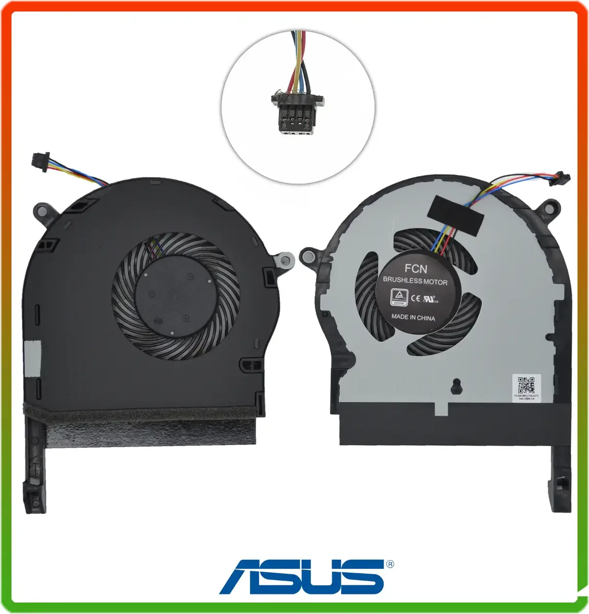 Оригінальний вентилятор (кулер) для ASUS FX504, FX504GD, FX504GE (VGA GPU FAN) (13NR00J0P02011)