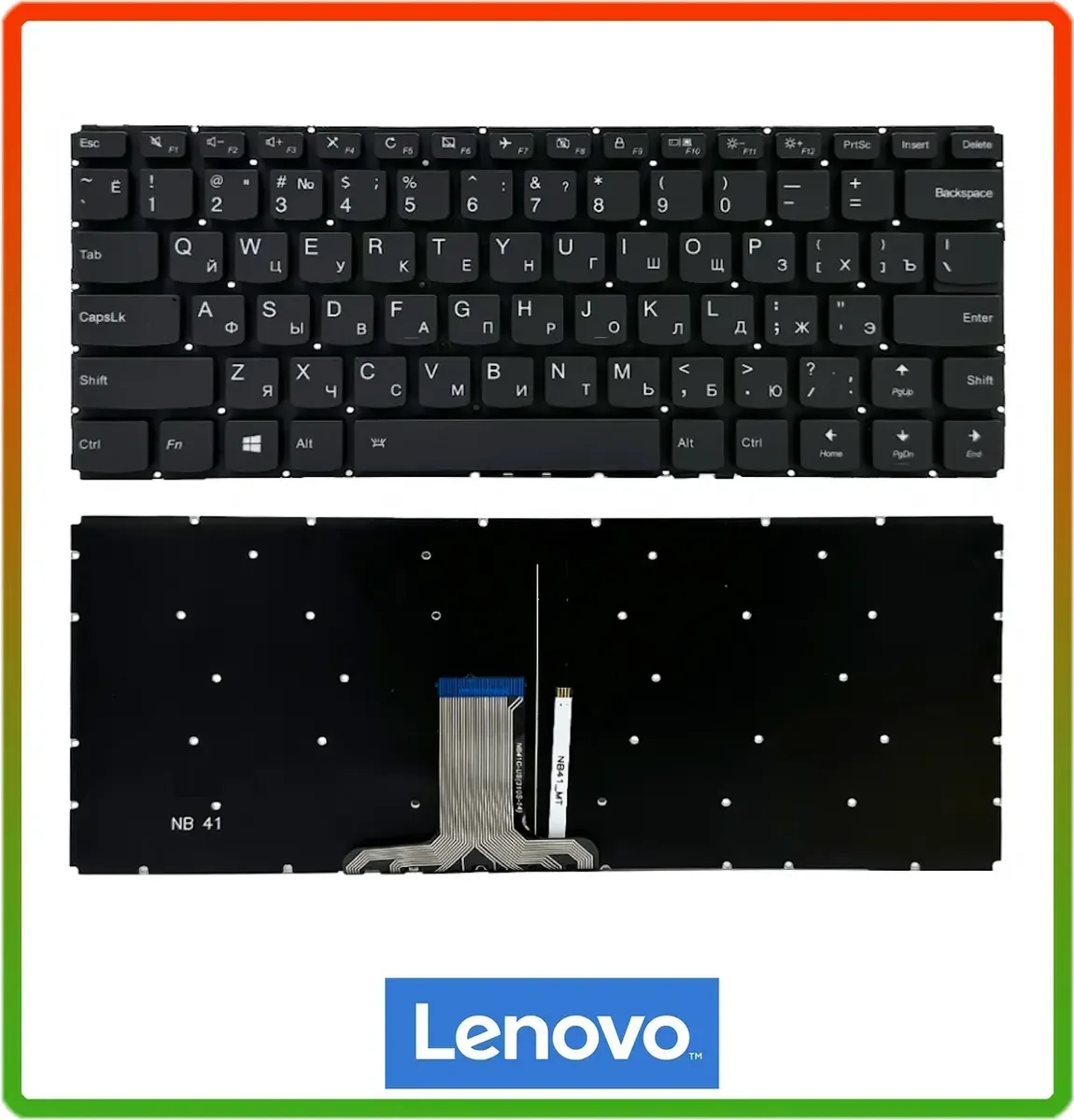 Клавіатура Lenovo Yoga 710-14, Yoga 710-14IKB, Yoga 710-14ISK black