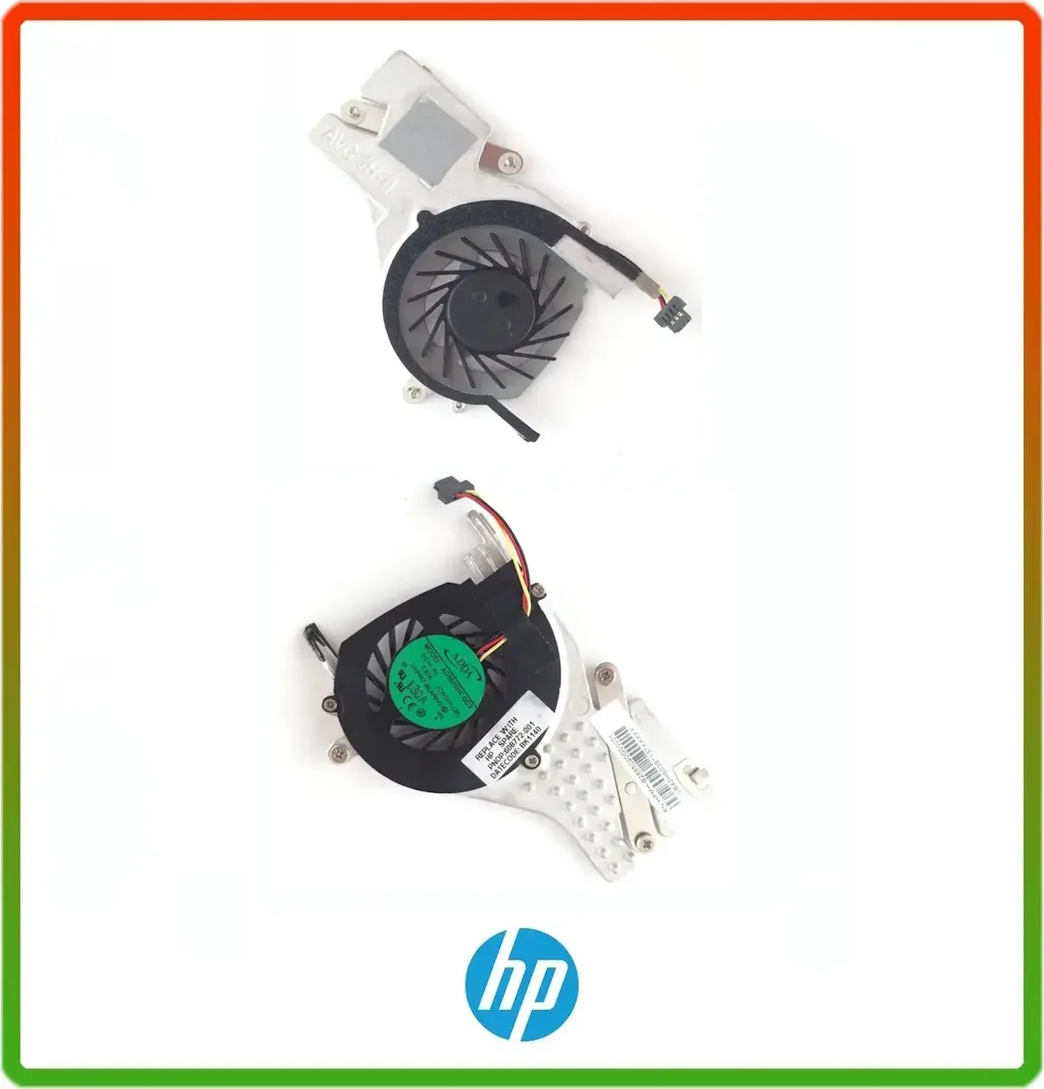 Кулер (вентилятор) с радиатором HP mini CQ10-400, CQ10-500, CQ10-700, CQ10-800