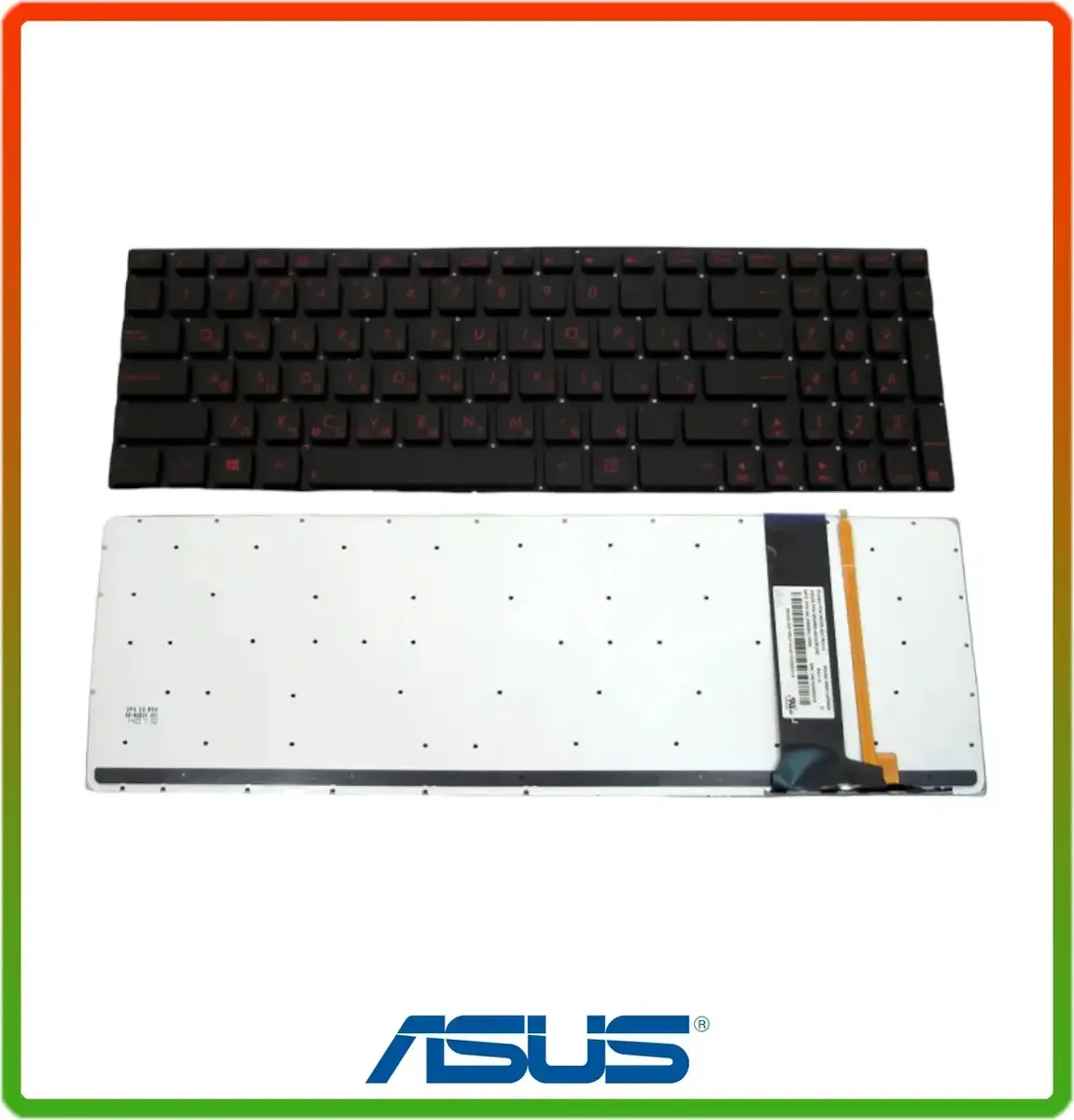 Клавіатура ASUS N550J N550JA N550JK N550JV з підсвічуванням
