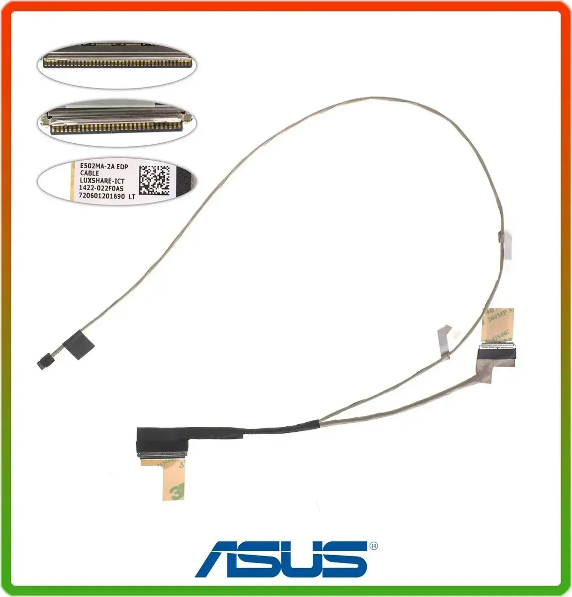 Шлейф матриці для Asus EeeBook E502MA, L502MA, R517MA, X502MA, F502MA , 30pin eDP LED (14005-01670400)