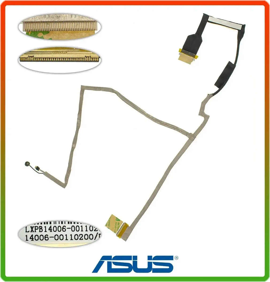Шлейф матриці для ноутбука Asus F401A F401U X401A X401U, LVDS 40pin, (14006-00110200)