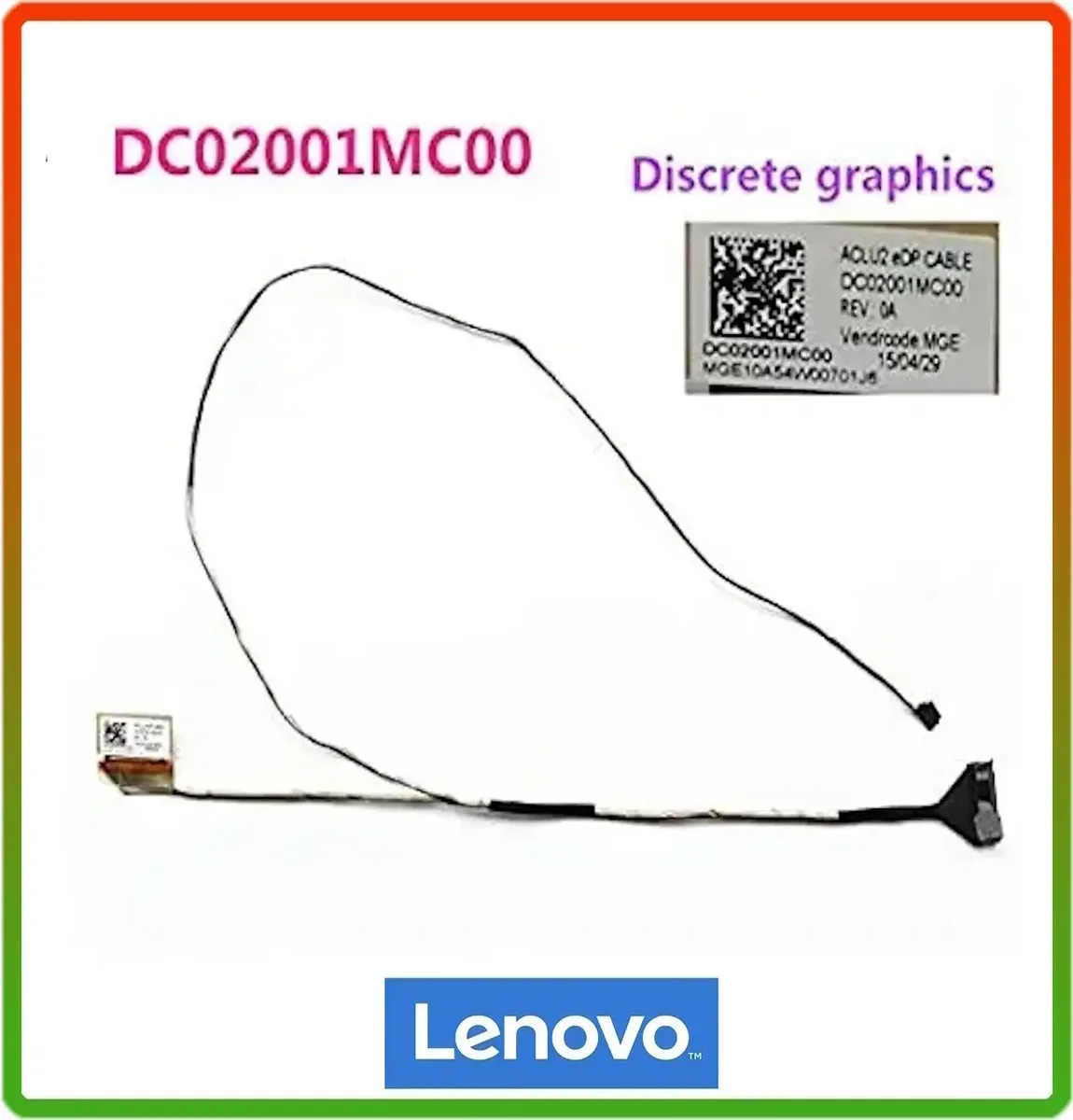 Шлейф матриці (дисплея) Lenovo G50-30, G50-50, G50-70, G50-45, G50-80 DC02001MC00