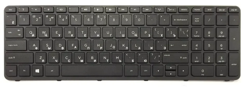 Клавіатура HP ProBook 350 G1, 350 G2, 355 G2 з рамкою