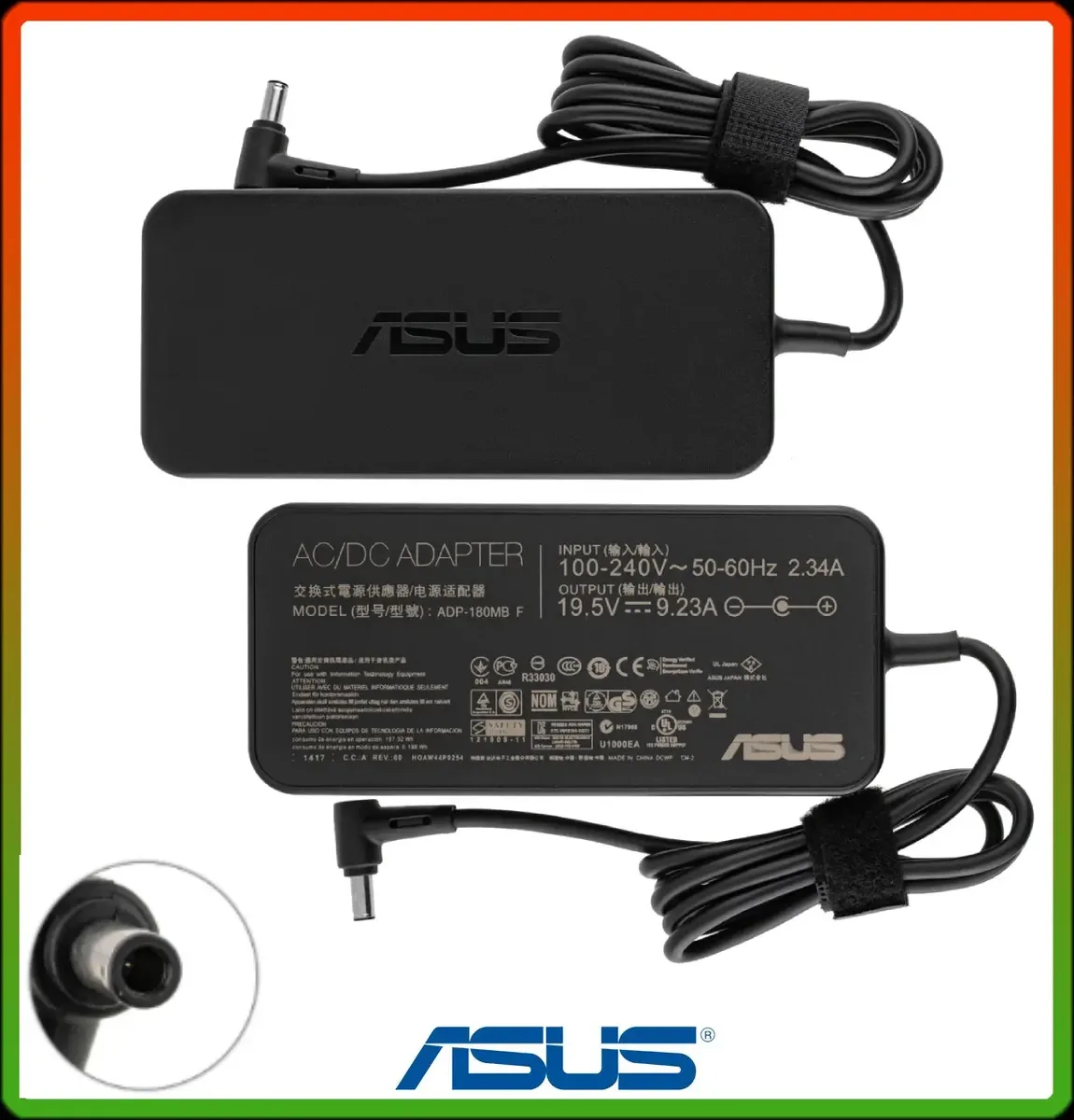 Оригінальний блок живлення для ноутбука Asus 19.5V 9.23 A 180W (DC 5.5*2.5) SLIM SHAPE