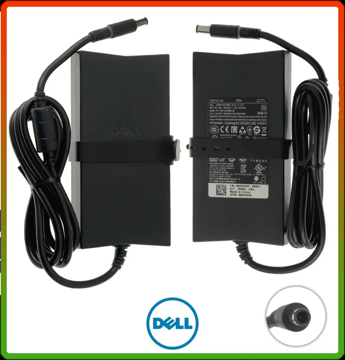 Оригінальний Блок живлення до ноутбука Dell 19.5 V 6.67A 130W (4.5*3.0+PIN)