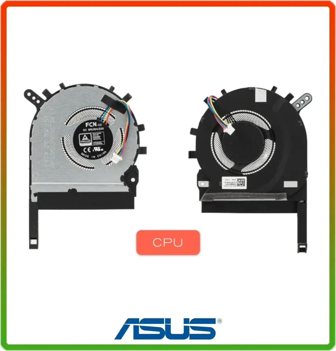 Оригінальний Вентилятор CPU для Asus TUF, FX506, FX566, FX706, FX766, FA506, FA566, FA706, TUF506, TUF706